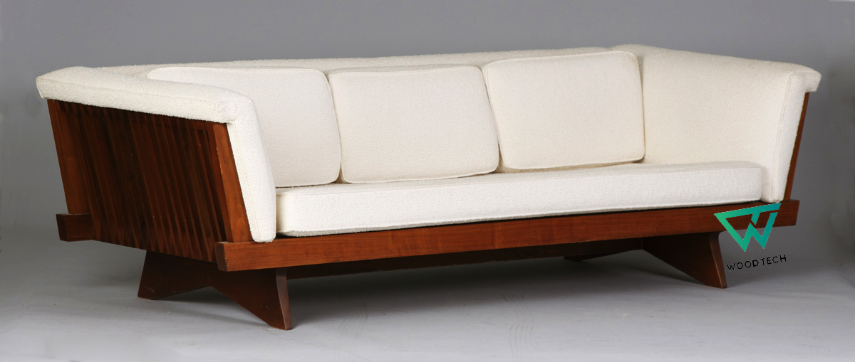 Sofa gỗ óc chó WT- 0001