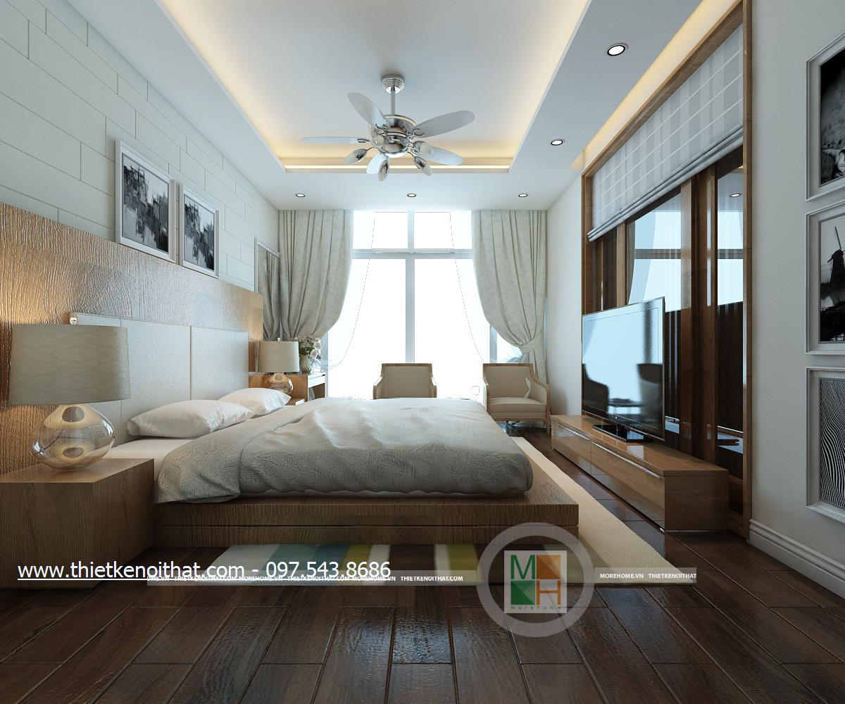 Top 7 mẫu thiết kế nội thất chung cư đẹp với 3 phòng ngủ cao cấp sang trọng nhất tại Morehome