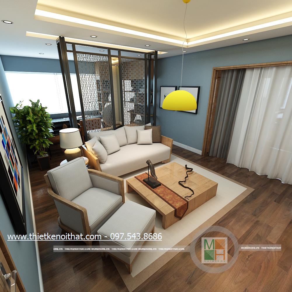 Top 7 mẫu thiết kế nội thất chung cư đẹp với 3 phòng ngủ cao cấp sang trọng nhất tại Morehome