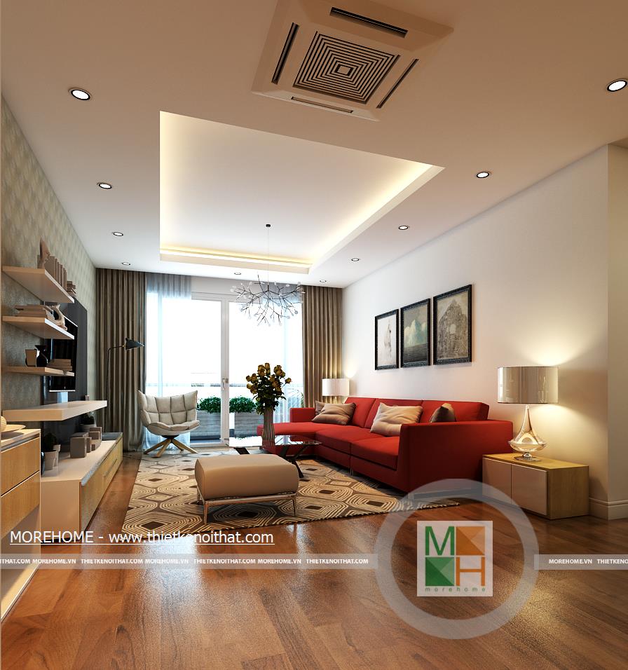 Top 7 mẫu thiết kế nội thất chung cư đẹp với 3 phòng ngủ cao cấp sang trọng nhất tại Morehome