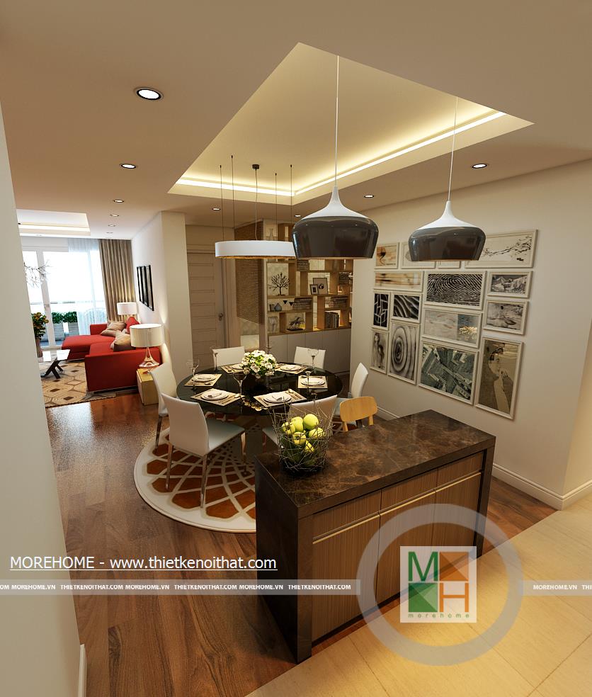 Top 7 mẫu thiết kế nội thất chung cư đẹp với 3 phòng ngủ cao cấp sang trọng nhất tại Morehome