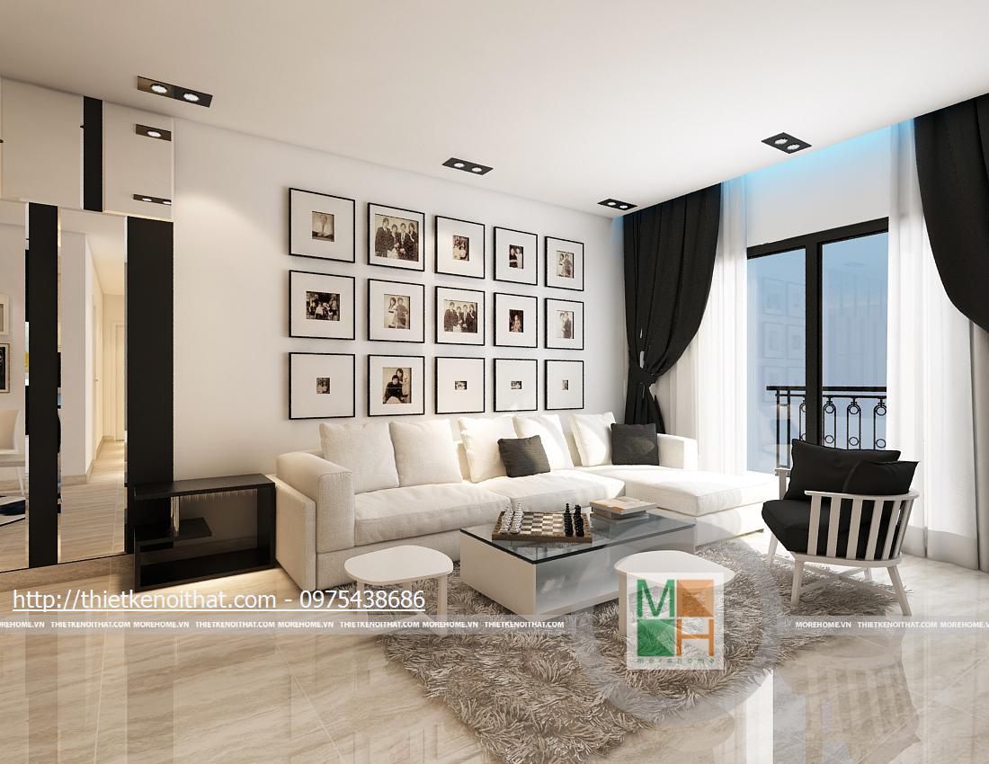 Top 7 mẫu thiết kế nội thất chung cư đẹp với 3 phòng ngủ cao cấp sang trọng nhất tại Morehome