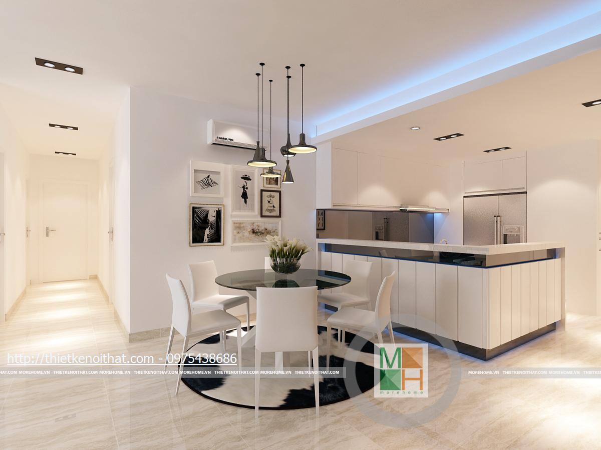 Top 7 mẫu thiết kế nội thất chung cư đẹp với 3 phòng ngủ cao cấp sang trọng nhất tại Morehome