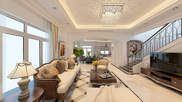 Choáng ngợp với độ sang chảnh của thiết kế căn hộ sang chảnh bậc nhất Sài Gòn