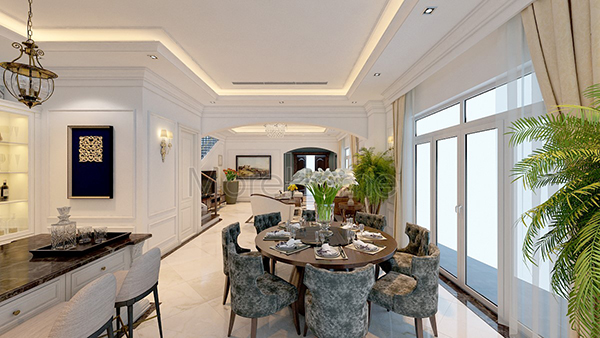 Choáng ngợp với độ sang chảnh của thiết kế căn hộ sang chảnh bậc nhất Sài Gòn