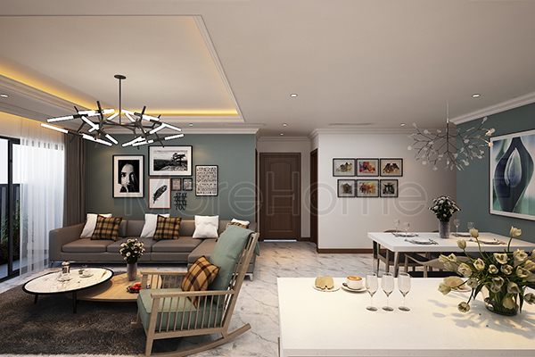 Mẫu nội thất căn hộ vinhomes hiện đại và phong cách 