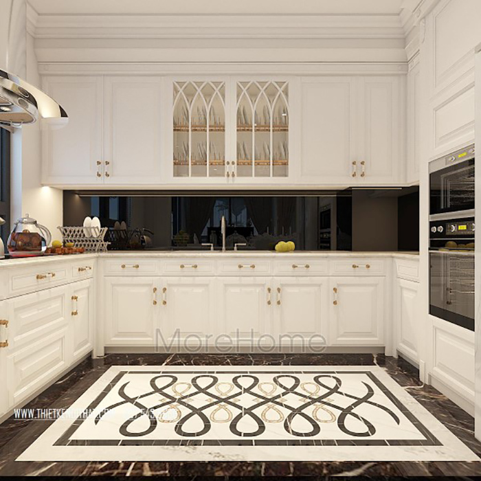 Những mẫu tủ bếp đẹp theo phong cách tân cổ điển