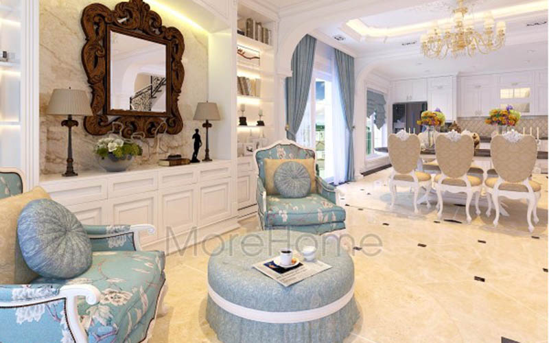 Thiết kế nội thất biệt thự cao cấp