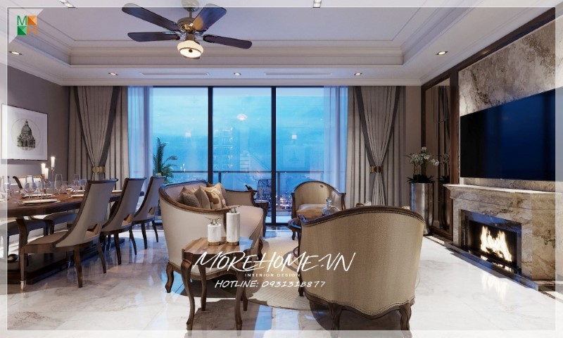 Thiết kế nội thất chung cư 90m2 Thiết kế nội thất chung cư 90m2