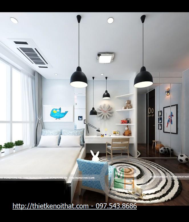 Thiết kế nội thất chung cư cao cấp KeangNam - Nhà Anh Trường