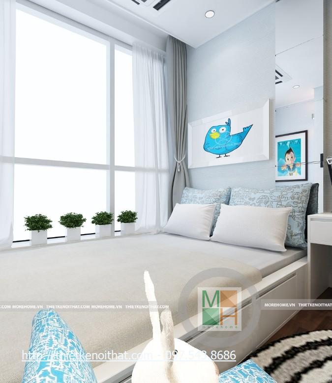 Thiết kế nội thất chung cư cao cấp KeangNam - Nhà Anh Trường