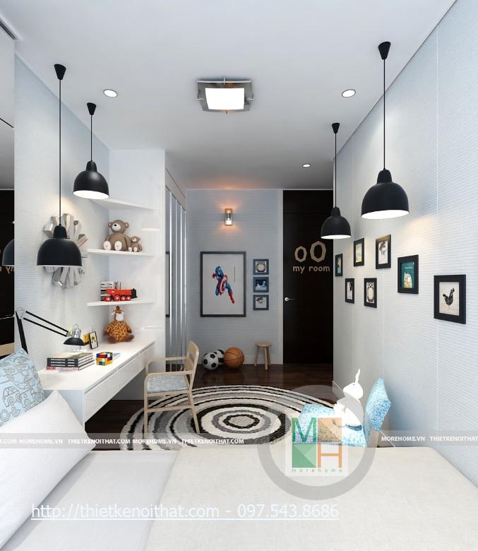Thiết kế nội thất chung cư cao cấp KeangNam - Nhà Anh Trường