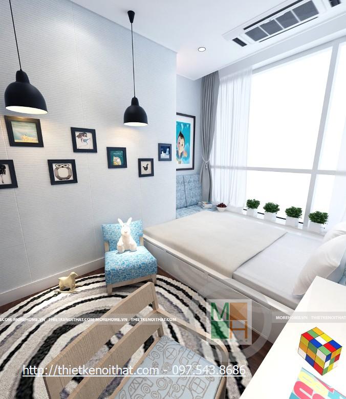 Thiết kế nội thất chung cư cao cấp KeangNam - Nhà Anh Trường