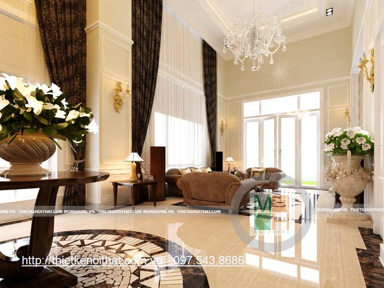 Thiết kế nội thất biệt thự Q9 Sài Gòn - Nhà chị Thảo