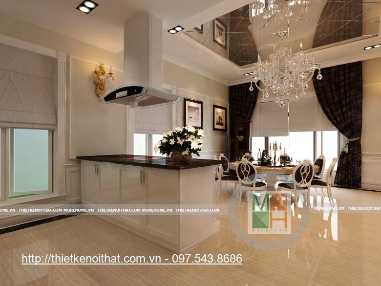 Thiết kế nội thất biệt thự Q9 Sài Gòn - Nhà chị Thảo