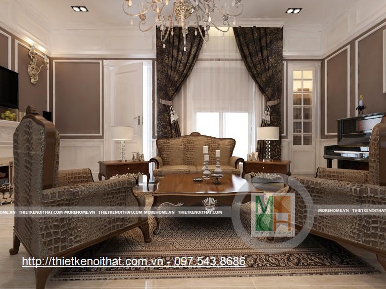 Thiết kế nội thất biệt thự Q9 Sài Gòn - Nhà chị Thảo