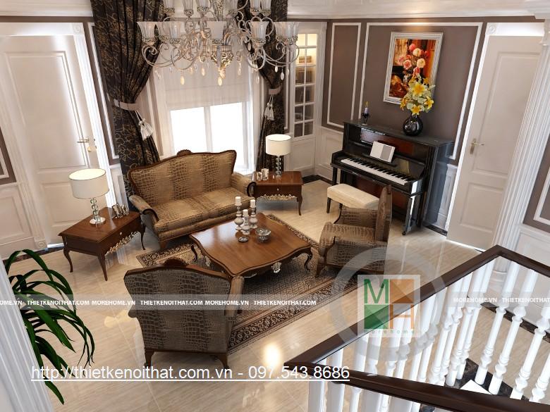 Thiết kế nội thất biệt thự Q9 Sài Gòn - Nhà chị Thảo