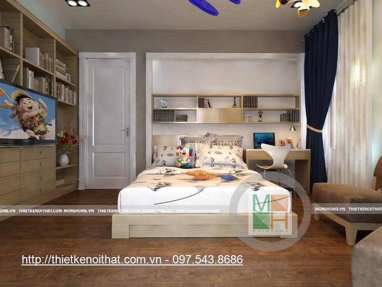 Thiết kế nội thất biệt thự Hoàng Mai, nhà chú Định