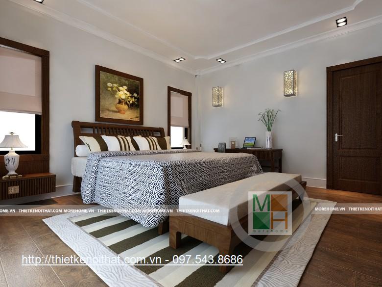 Thiết kế nội thất biệt thự Hoàng Mai, nhà chú Định