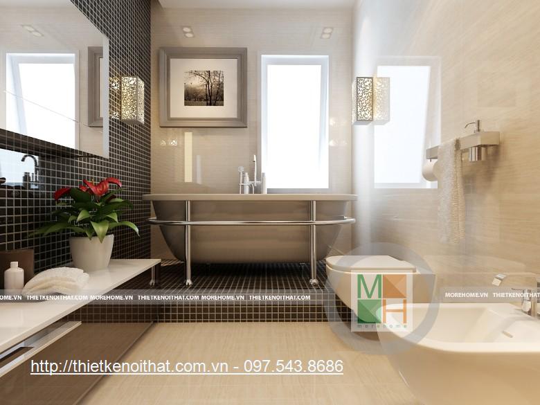 Thiết kế nội thất biệt thự Hoàng Mai, nhà chú Định
