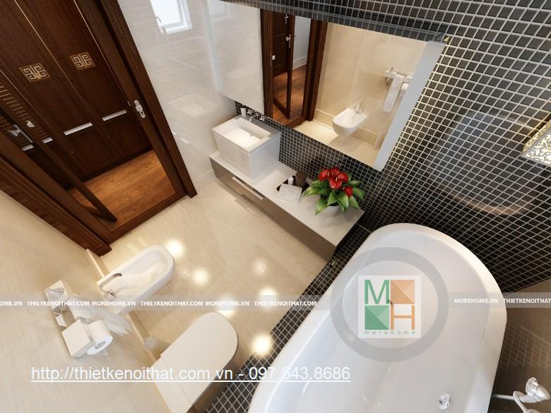 Thiết kế nội thất biệt thự Hoàng Mai, nhà chú Định