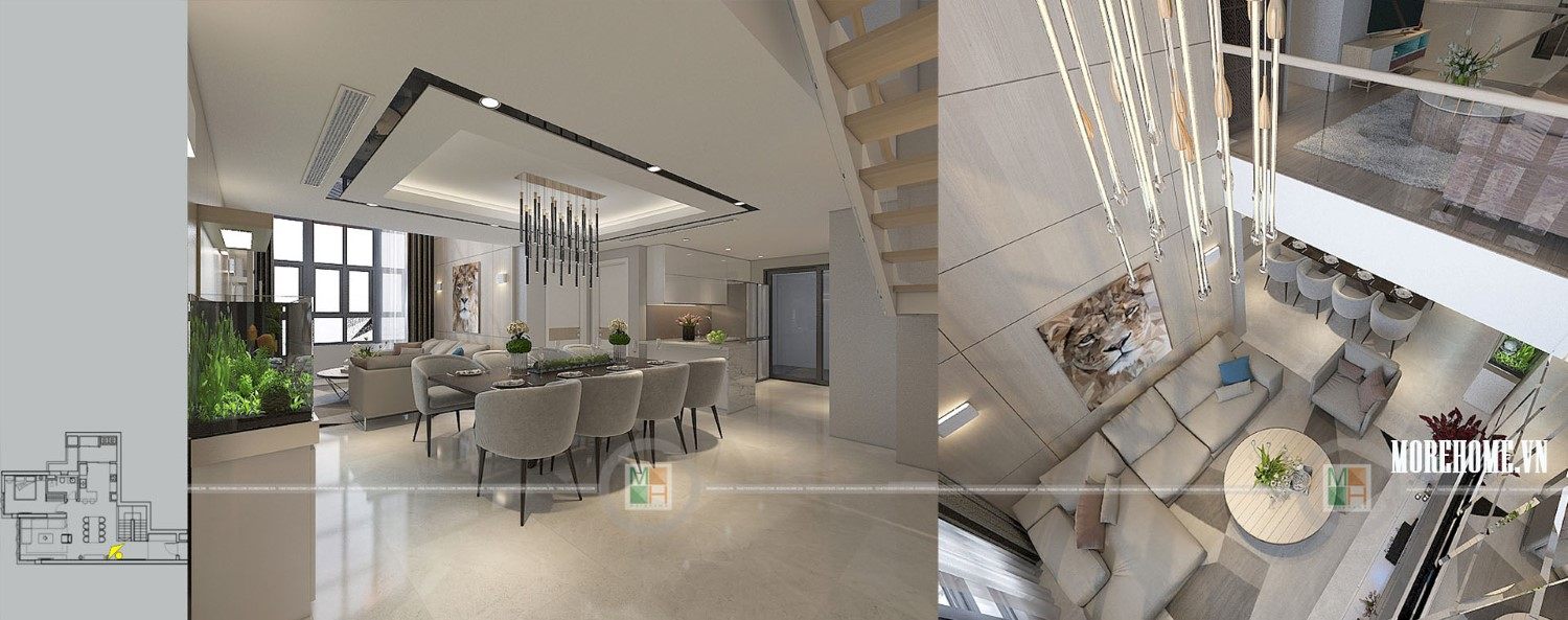 Thiết kế nội thất chung cư duplex Mulberry Lane Đẹp Hiện Đại