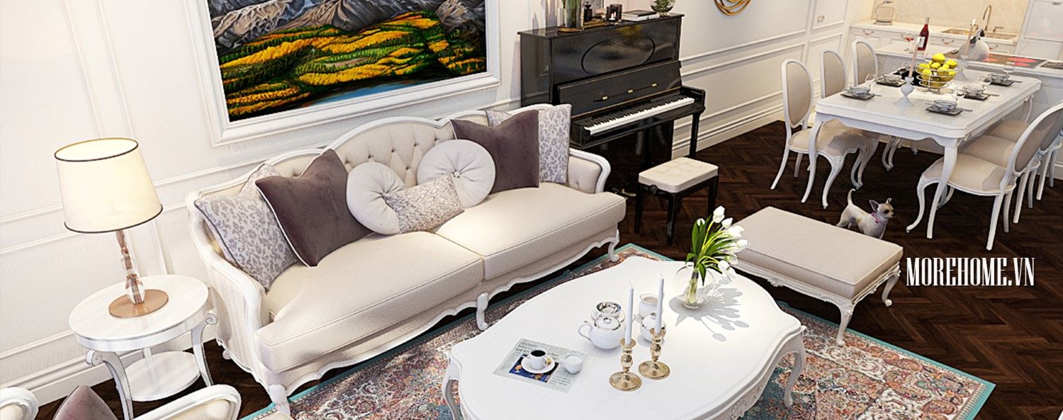Thiết kế chung cư tân cổ điển cao cấp tại Royal City - Chị Hà