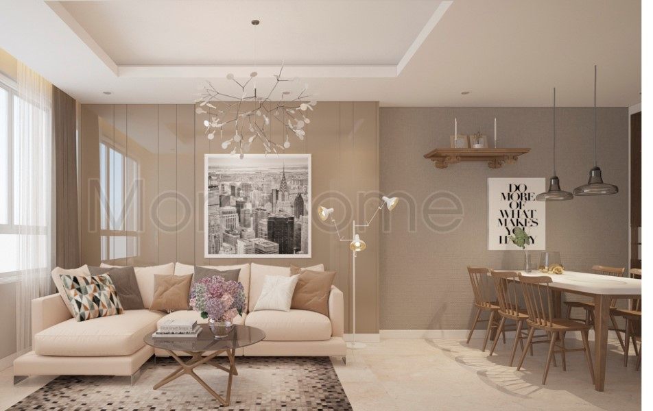 Thiết kế nội thất căn hộ chung cư Saigonres - Anh Triệu sáng tạo, hiện đại