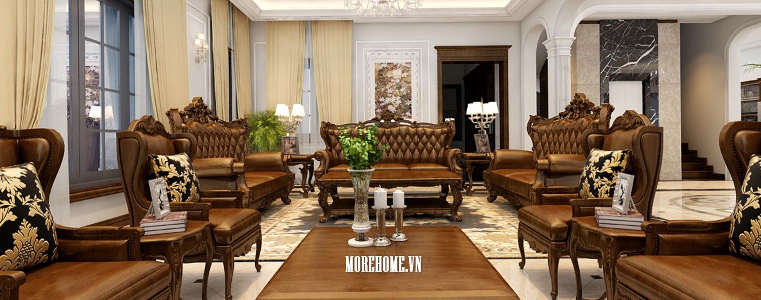 Thiết kế nội thất biệt thự Xuân Phương tân cổ điển, cao cấp, đẹp
