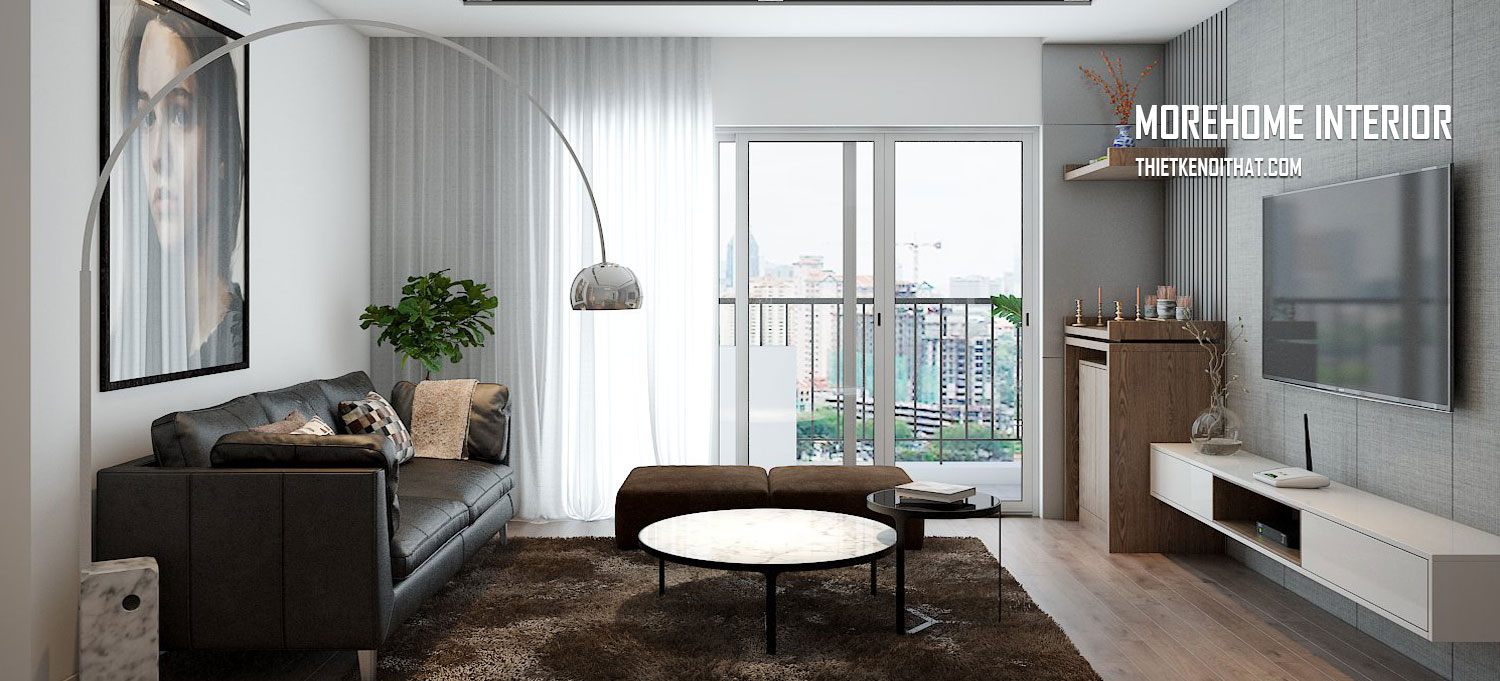 Thiết kế nội thất chung cư K35 Tân Mai hiện đại cho gia đình trẻ
