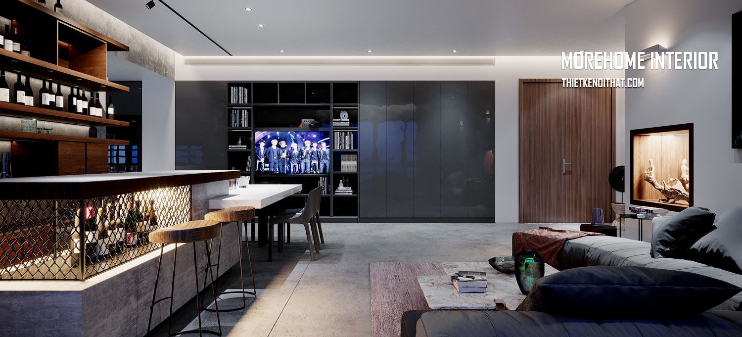 Thiết kế nội thất chung cư hiện đại tại Vinhomes Skylake Phạm Hùng