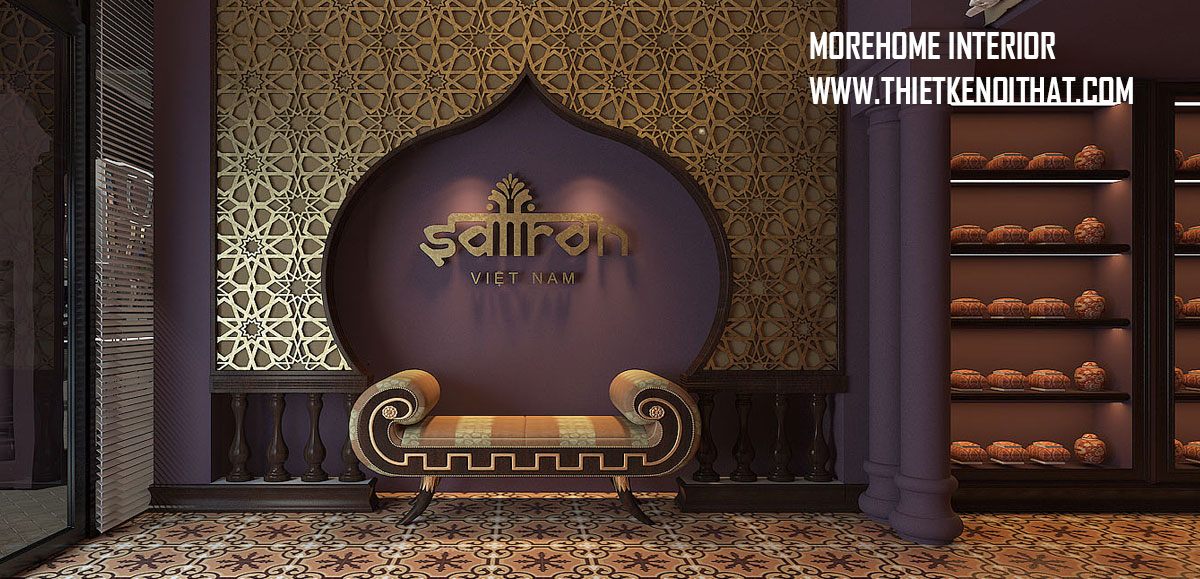 Thiết kế nội thất showroom Saffron Nha Trang vẻ đẹp sang trọng