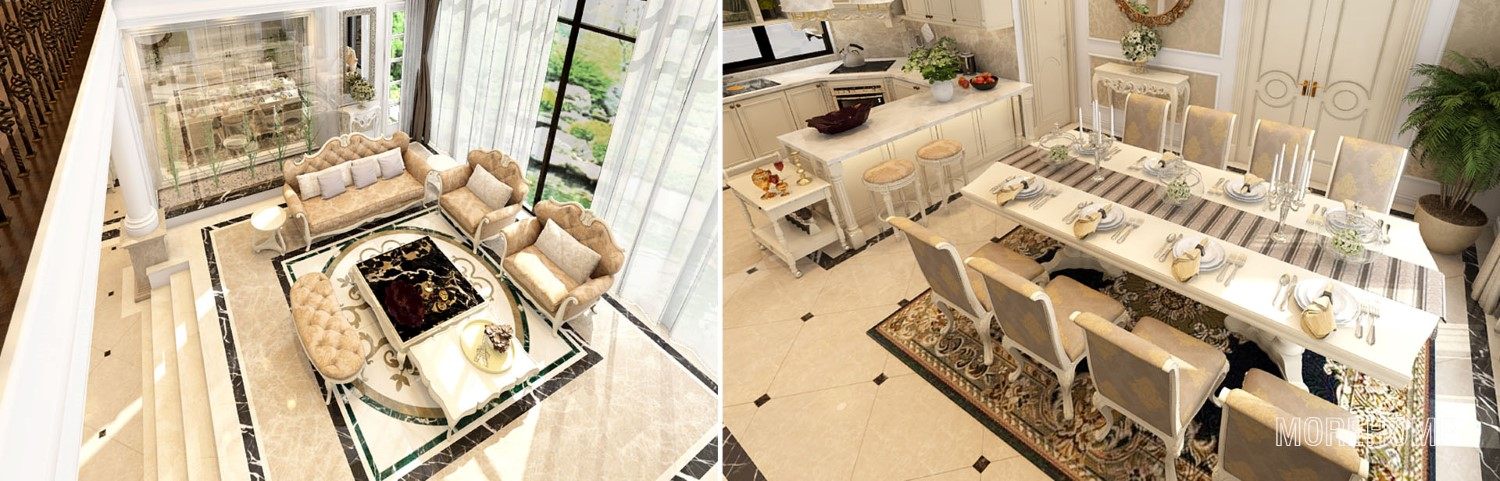 Thiết kế biệt thự tân cổ điển Quảng Ninh - Chị Bình