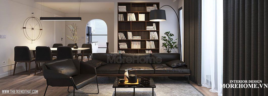 Thiết kế nội thất căn hộ hiện đại, sang trọng tại chung cư GreenBay, Nam Từ Liêm, Hà Nội.