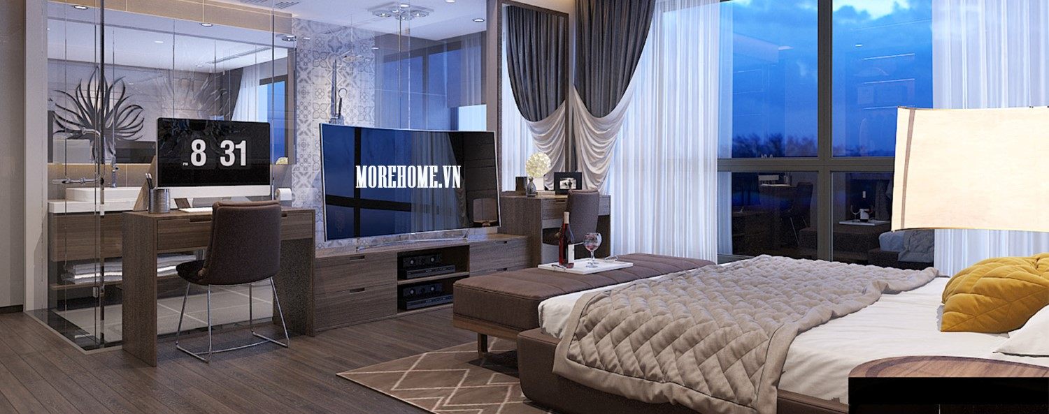 Thiết kế nội thất chung cư hiện đại tại Vinhomes Metropolis Liễu Giai - Chị Ngọc