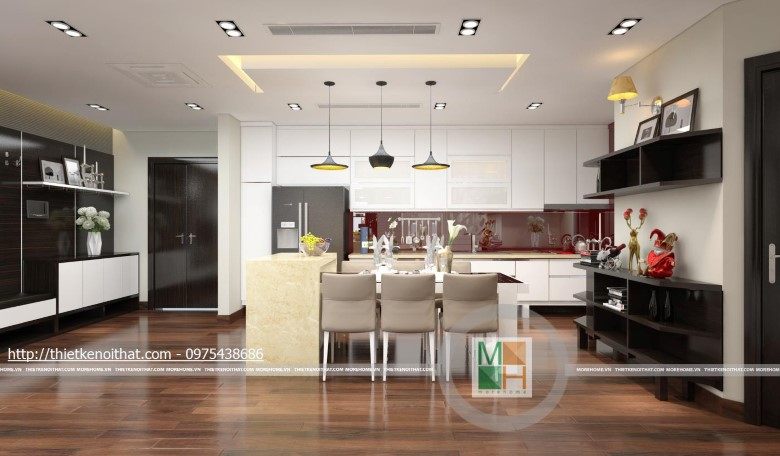 Thiết kế nội thất chung cư Mandarin Garden - Mr Lê Anh