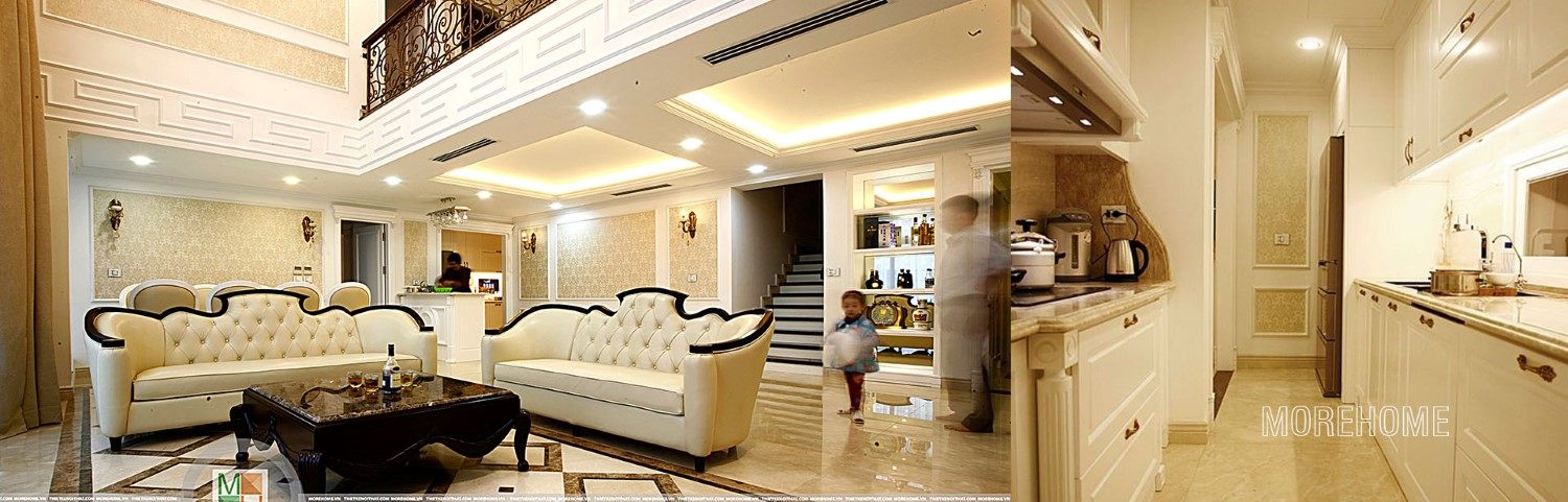 Thi công nội thất chung cư căn hộ DUPLEX tại Mandarin Garden