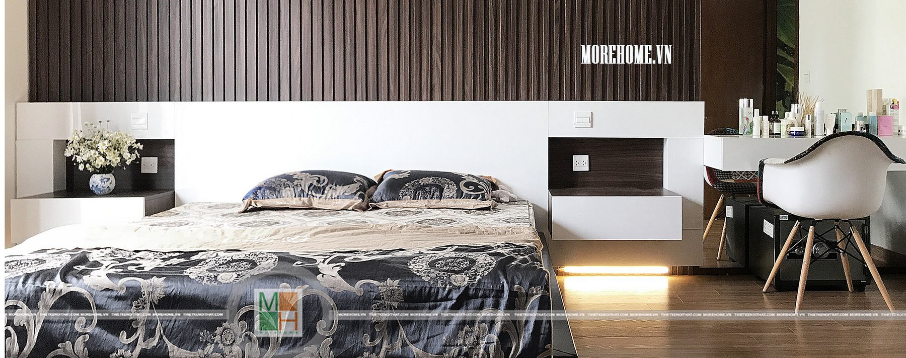Thi công nội thất biệt thự Vinhomes Thăng Long - Anh Minh
