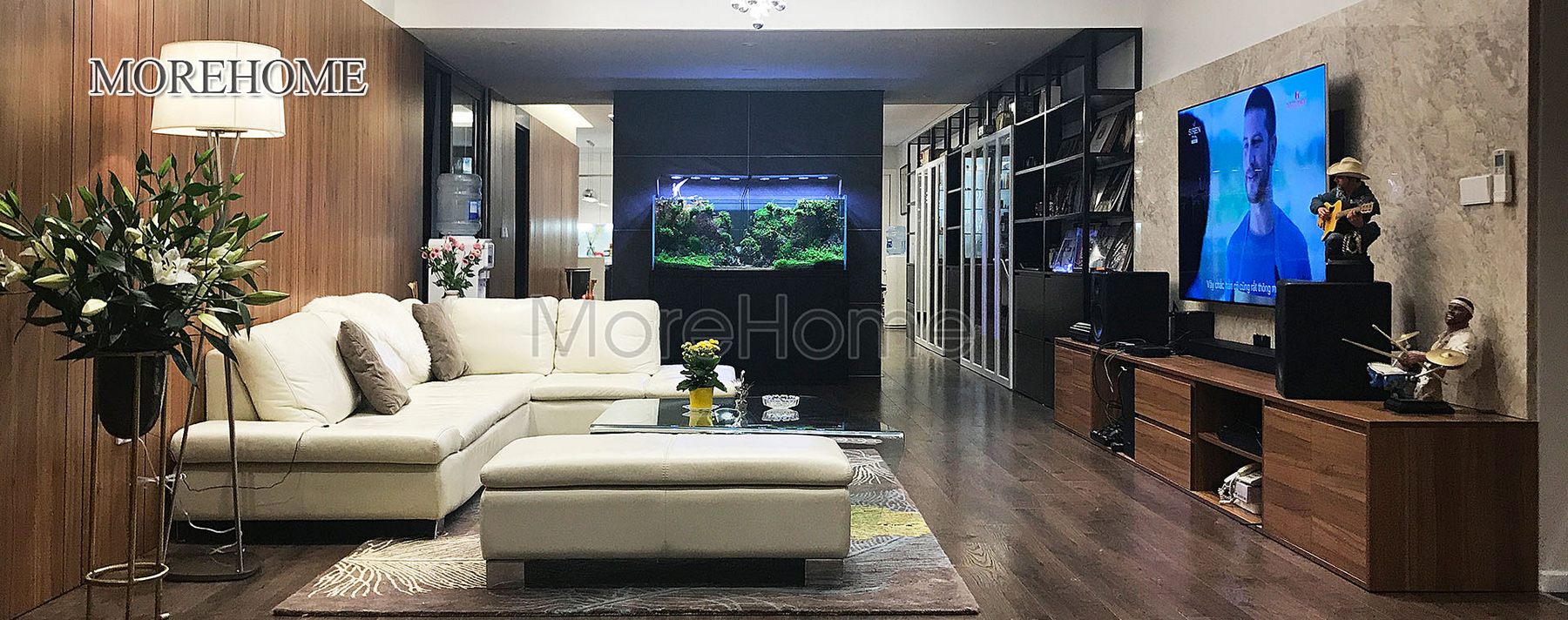 Thi công nội thất chung cư bằng gỗ an cường tại Trung Hòa Nhân Chính