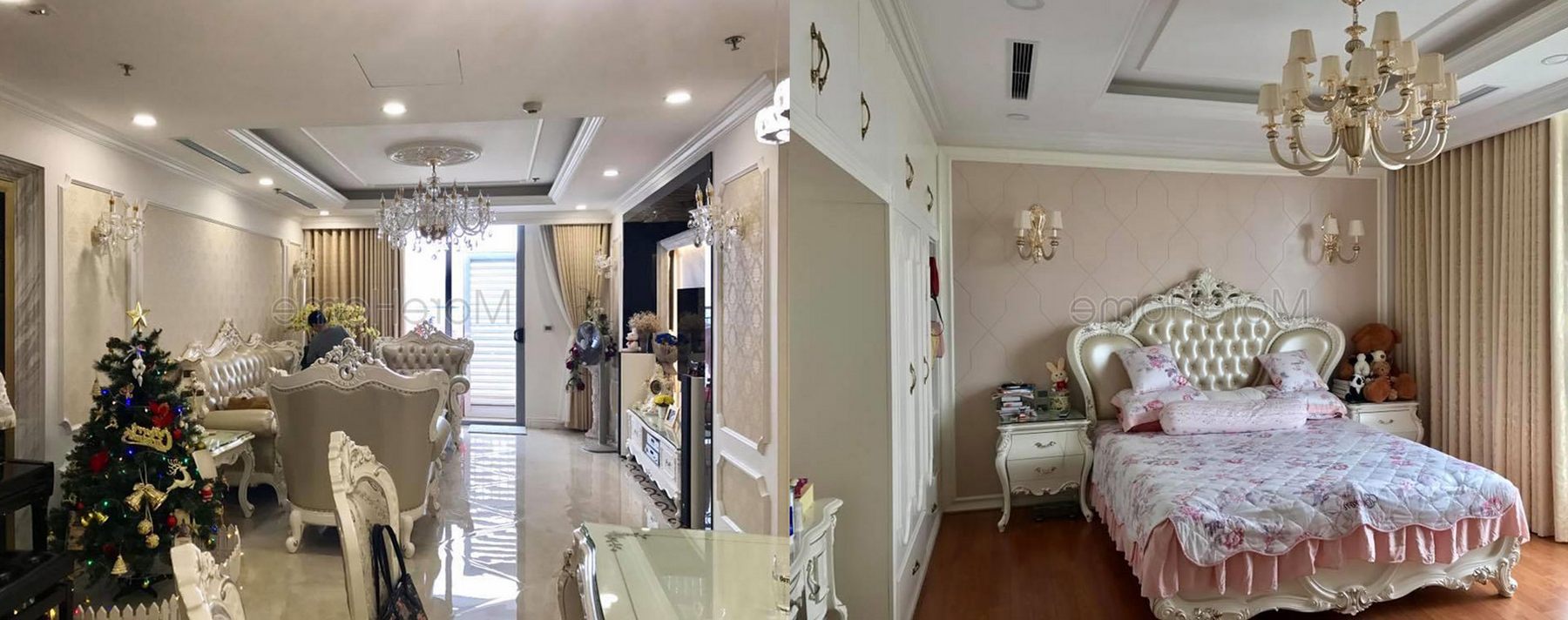 Thi công nội thất chung cư ấn tượng phong cách tân cổ điển sang trọng