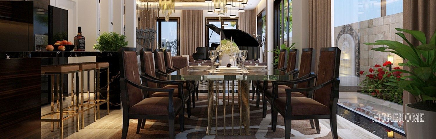 Thiết kế nội thất biệt thự cao cấp tại VinHomes RiverSide Hà Nội - Chị Lê - Biệt thự Hoa Lan