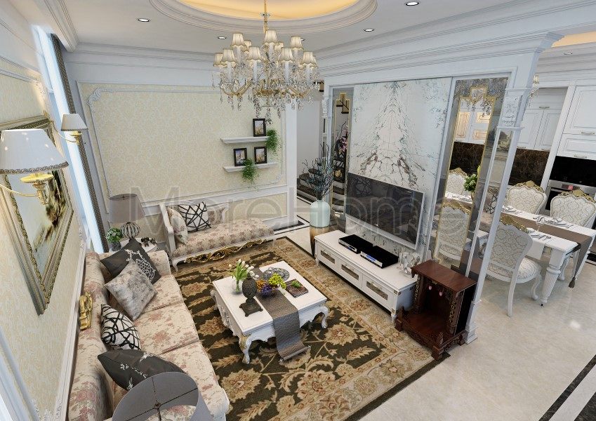 Thiết kế nội thất biệt thự tân cổ điển tại GARDEN HOME THỦ ĐỨC TP. HỒ CHÍ MINH - CHỊ TUYẾT