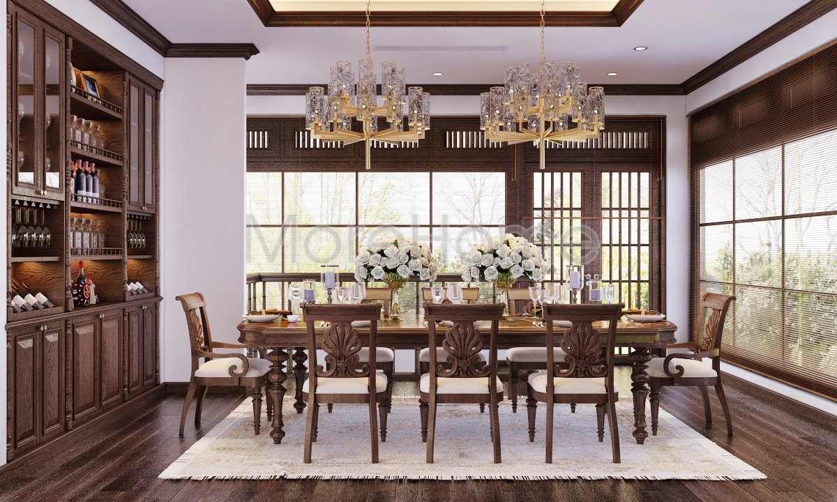 Thiết kế biệt thự gỗ TP Pleiku Gia Lai nổi bật gỗ tự nhiên Đẳng cấp