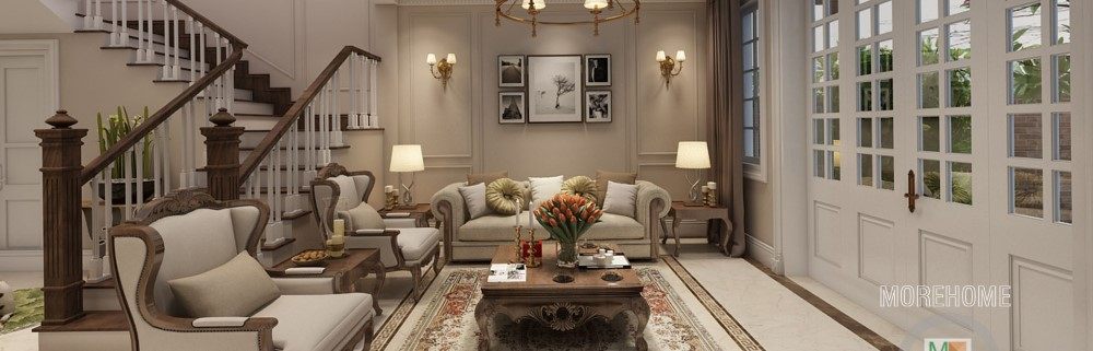Thiết kế biệt thự tân cổ điển đậm phong cách châu Âu tại Hà Nội