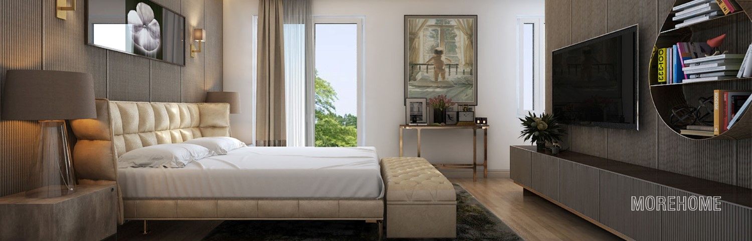 Thiết kế nội thất biệt thự song lập hiện đại tại Vinhomes Riverside - chị Bình đậm phong cách Italia