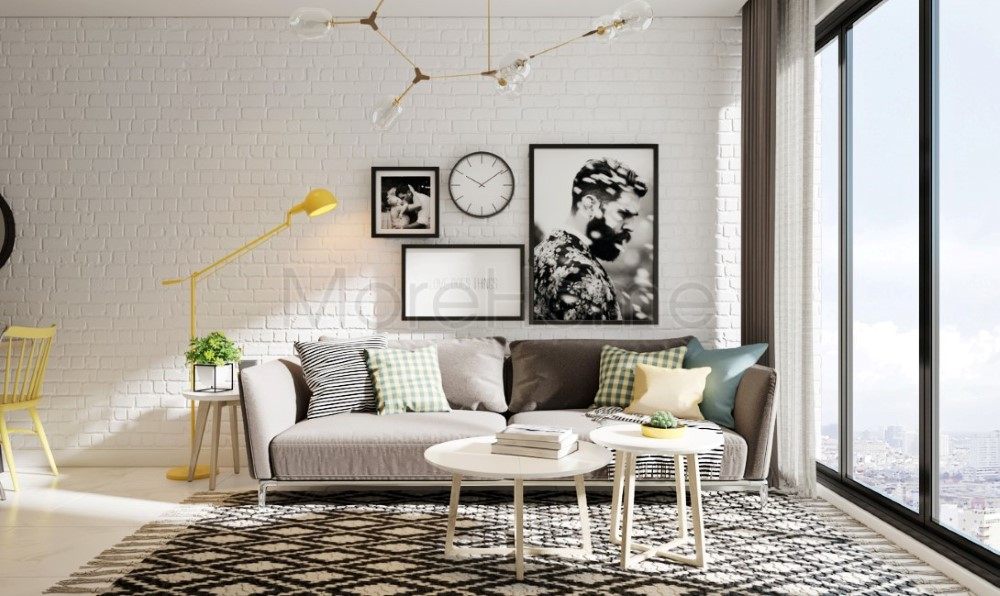 Thiết kế nôi thất căn hộ chung cư The Ascent phong cách Scandinavian tinh tế
