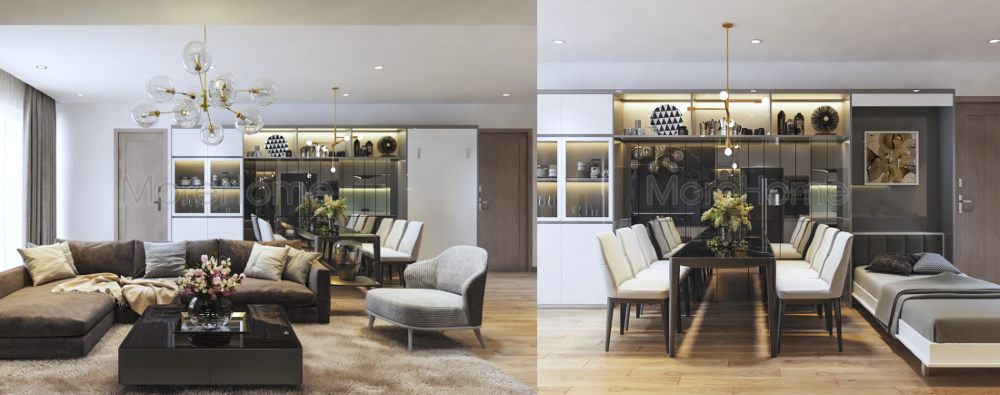 Thiết kế nội thất căn hộ chung cư Đảo Kim Cương - Quận 2 hiện đại