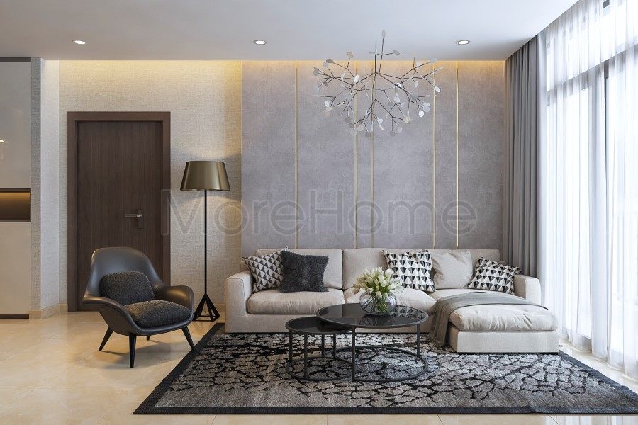 Thiết kế nội thất căn hộ tại chung cư Luxcity Quận 7 Tphcm - Chị Thủy