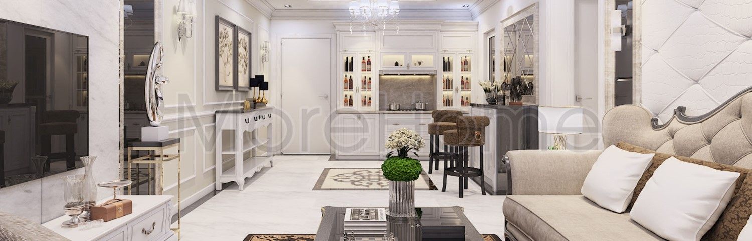 Thiết kế nội thất căn hộ chung cư tân cổ điển tại CitiHome quận 2 Tp. Hồ Chí Minh