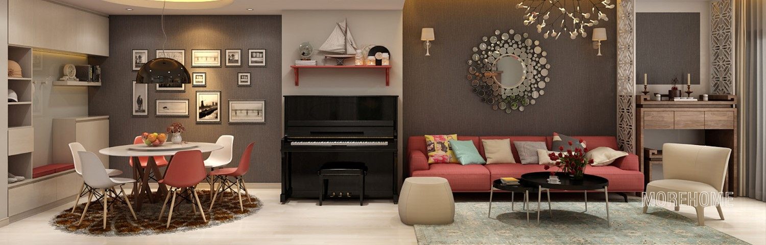 Thiết kế nội thất căn hộ chung cư Green Star hiện đại, trẻ trung